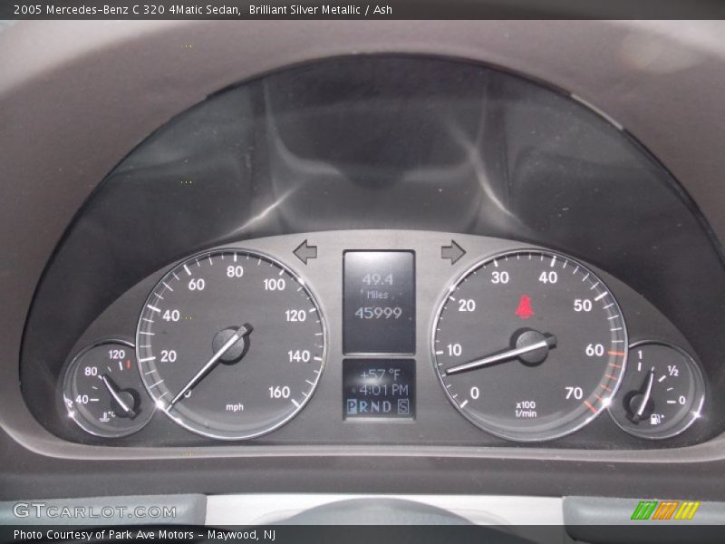 Brilliant Silver Metallic / Ash 2005 Mercedes-Benz C 320 4Matic Sedan