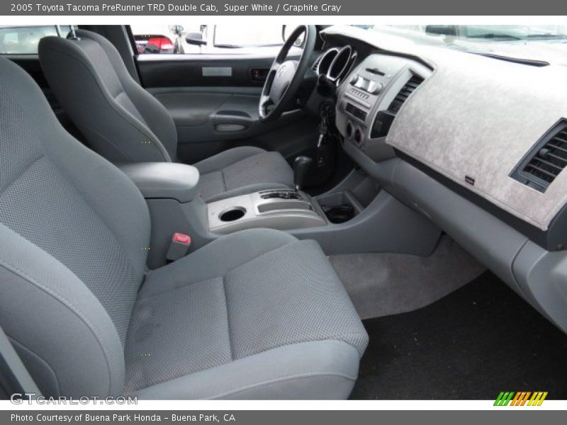 Super White / Graphite Gray 2005 Toyota Tacoma PreRunner TRD Double Cab