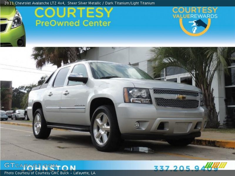 Sheer Silver Metallic / Dark Titanium/Light Titanium 2011 Chevrolet Avalanche LTZ 4x4