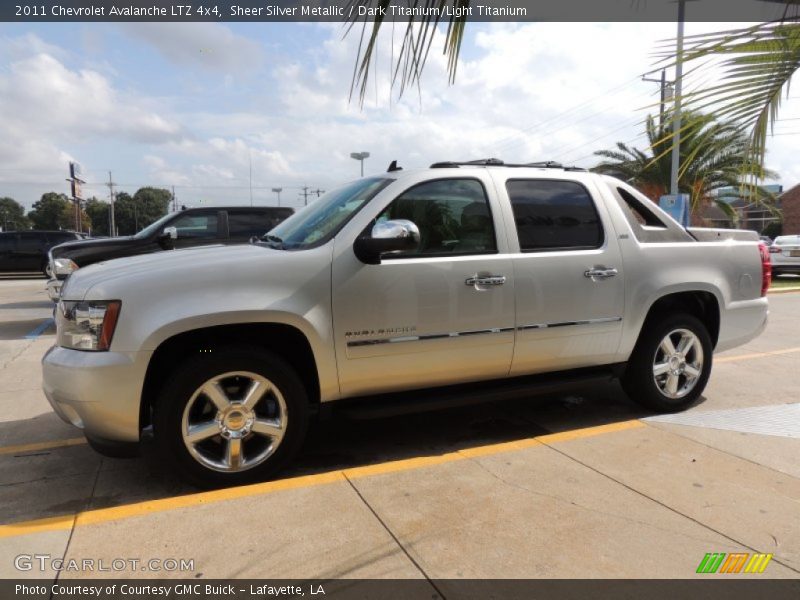 Sheer Silver Metallic / Dark Titanium/Light Titanium 2011 Chevrolet Avalanche LTZ 4x4