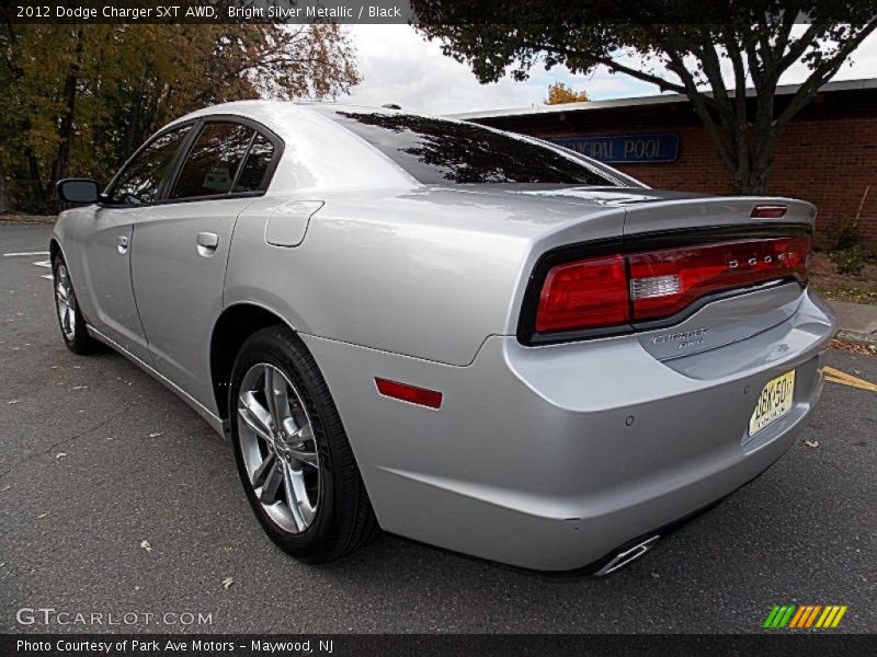 Bright Silver Metallic / Black 2012 Dodge Charger SXT AWD