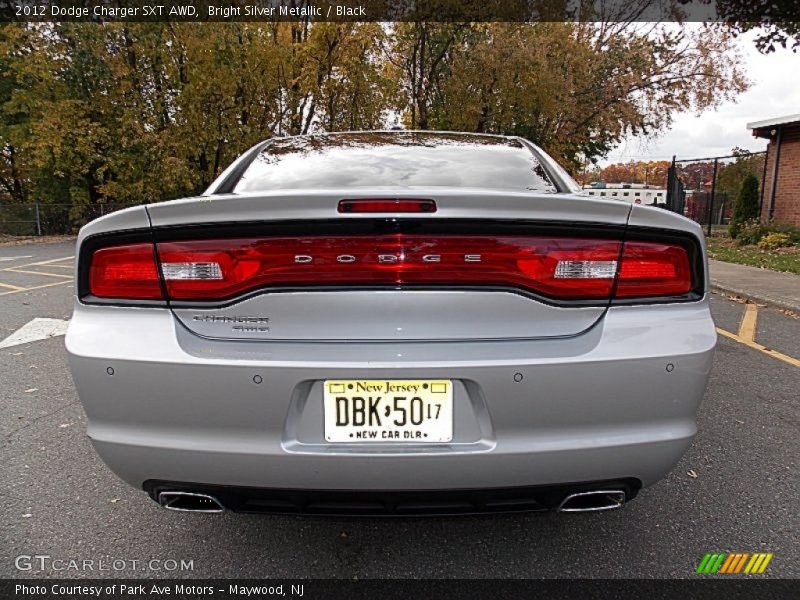 Bright Silver Metallic / Black 2012 Dodge Charger SXT AWD