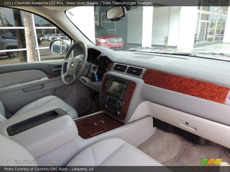 Sheer Silver Metallic / Dark Titanium/Light Titanium 2011 Chevrolet Avalanche LTZ 4x4
