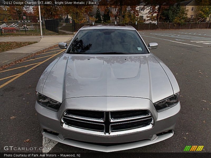 Bright Silver Metallic / Black 2012 Dodge Charger SXT AWD