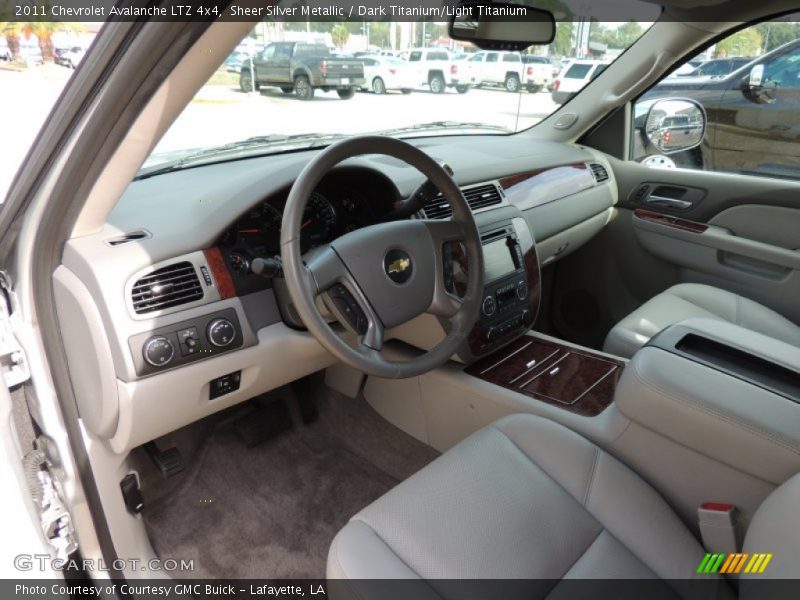 Sheer Silver Metallic / Dark Titanium/Light Titanium 2011 Chevrolet Avalanche LTZ 4x4
