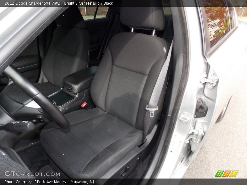 Bright Silver Metallic / Black 2012 Dodge Charger SXT AWD