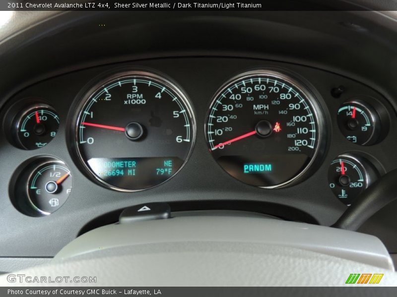 Sheer Silver Metallic / Dark Titanium/Light Titanium 2011 Chevrolet Avalanche LTZ 4x4