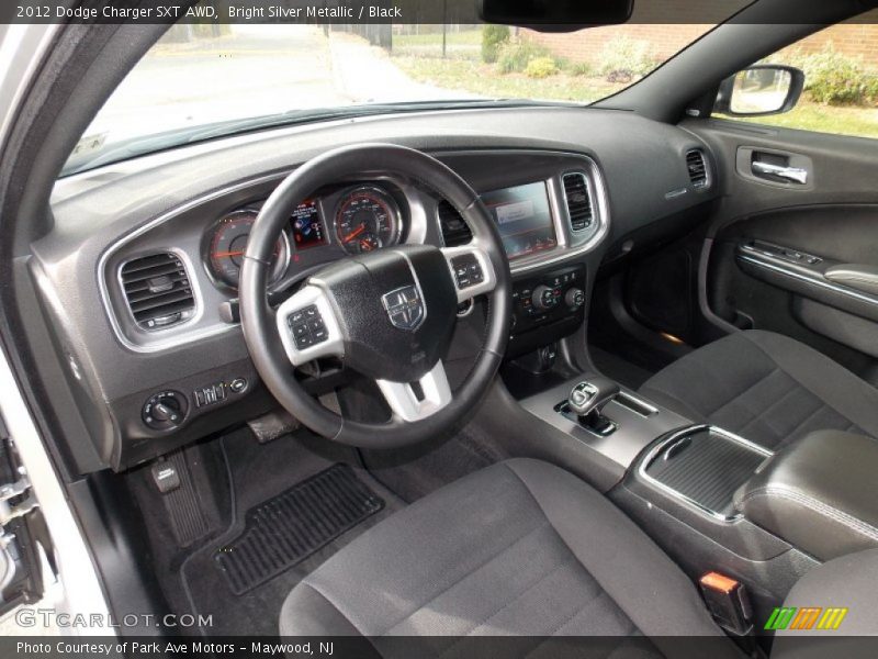 Black Interior - 2012 Charger SXT AWD 