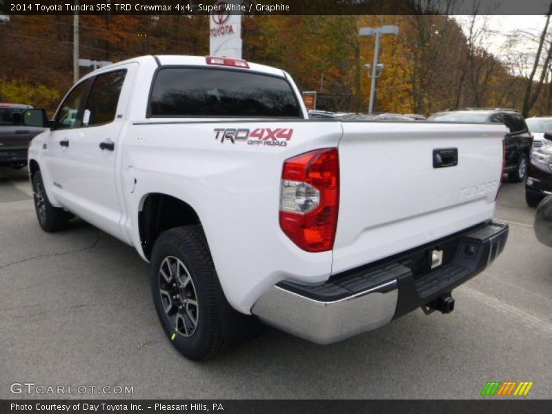 Super White / Graphite 2014 Toyota Tundra SR5 TRD Crewmax 4x4