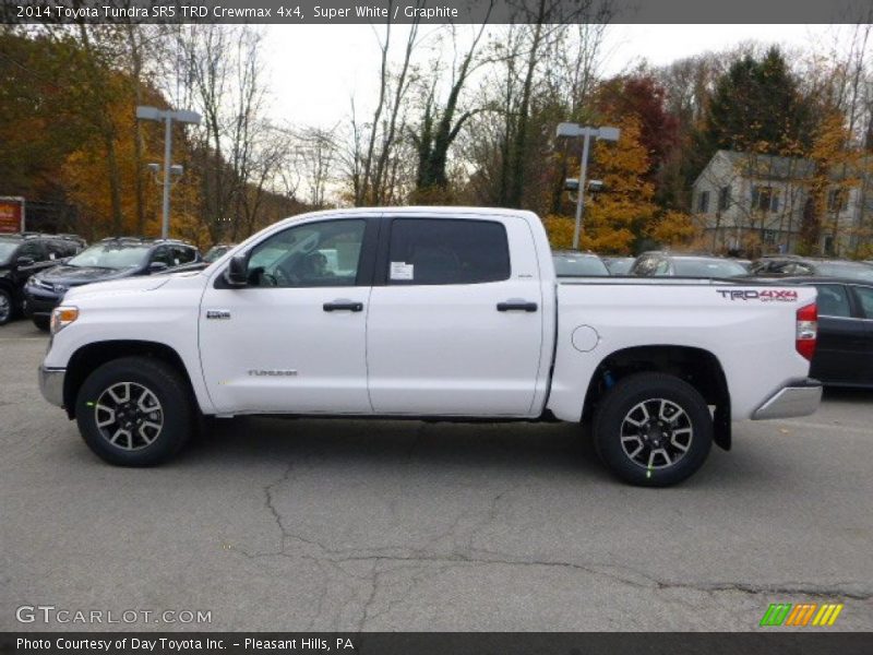 Super White / Graphite 2014 Toyota Tundra SR5 TRD Crewmax 4x4