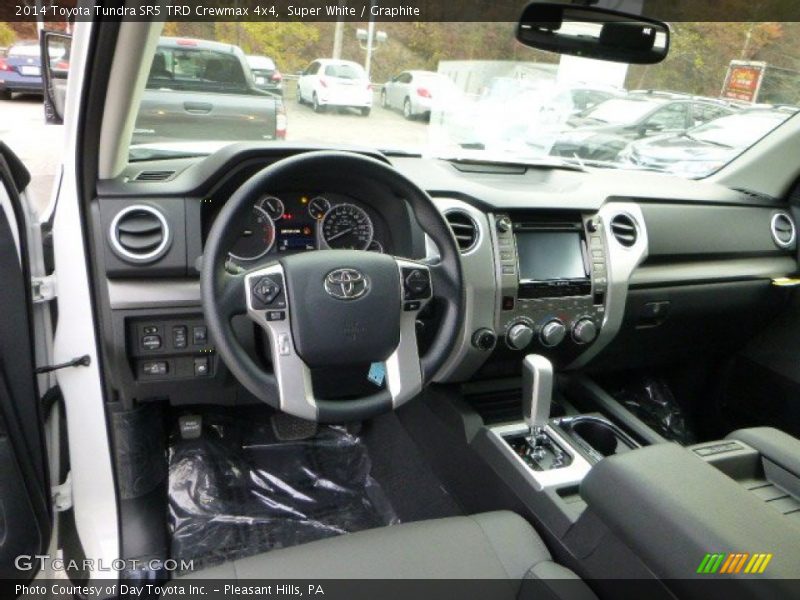 Super White / Graphite 2014 Toyota Tundra SR5 TRD Crewmax 4x4