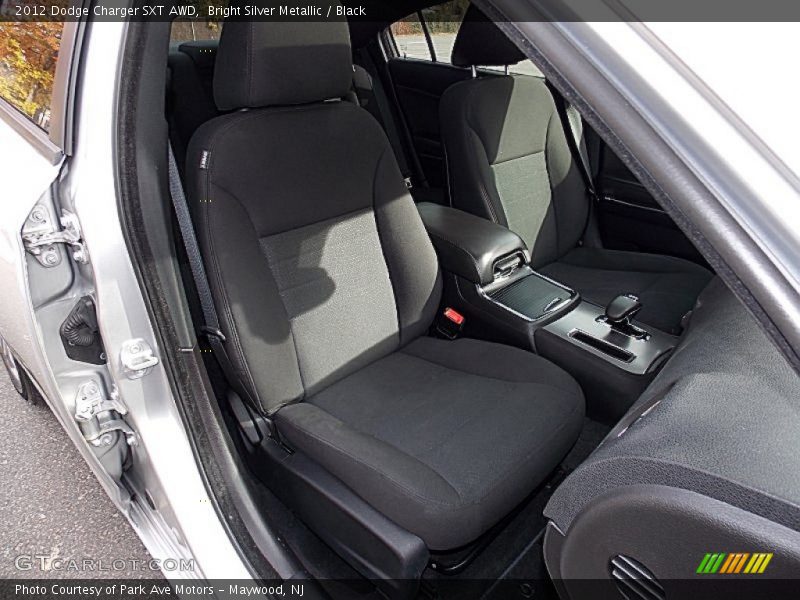 Bright Silver Metallic / Black 2012 Dodge Charger SXT AWD
