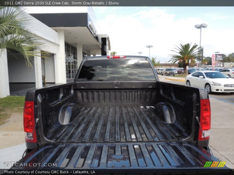 Storm Gray Metallic / Ebony 2011 GMC Sierra 1500 SLE Crew Cab