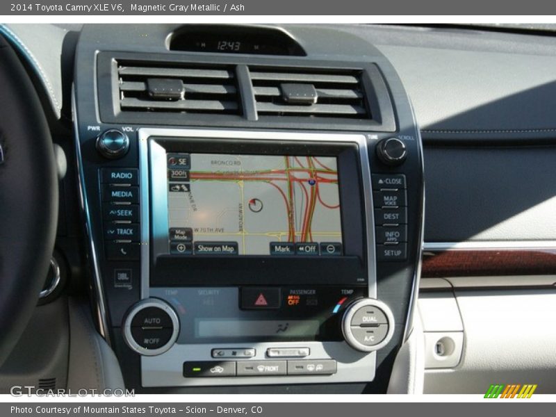 Magnetic Gray Metallic / Ash 2014 Toyota Camry XLE V6