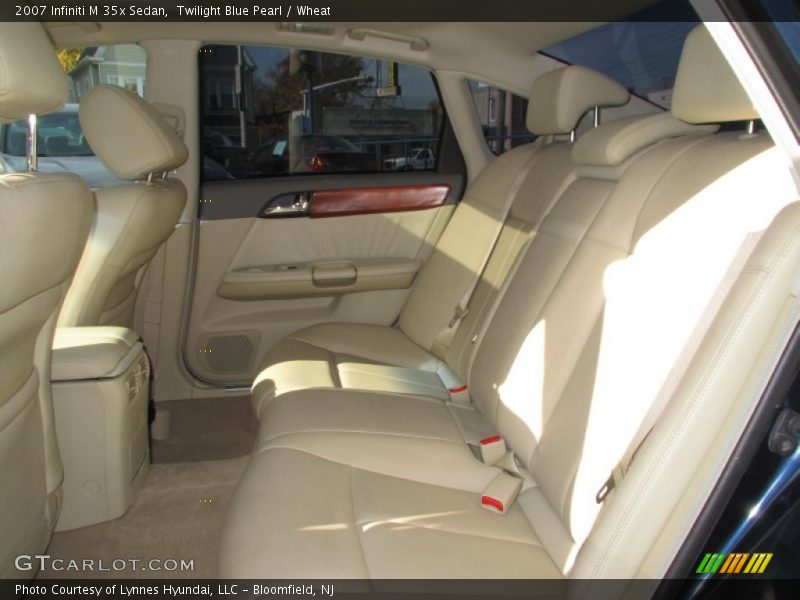 Twilight Blue Pearl / Wheat 2007 Infiniti M 35x Sedan