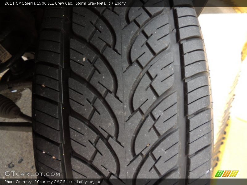 Storm Gray Metallic / Ebony 2011 GMC Sierra 1500 SLE Crew Cab