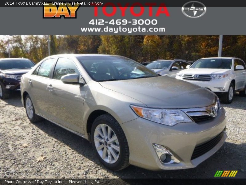 Creme Brulee Metallic / Ivory 2014 Toyota Camry XLE