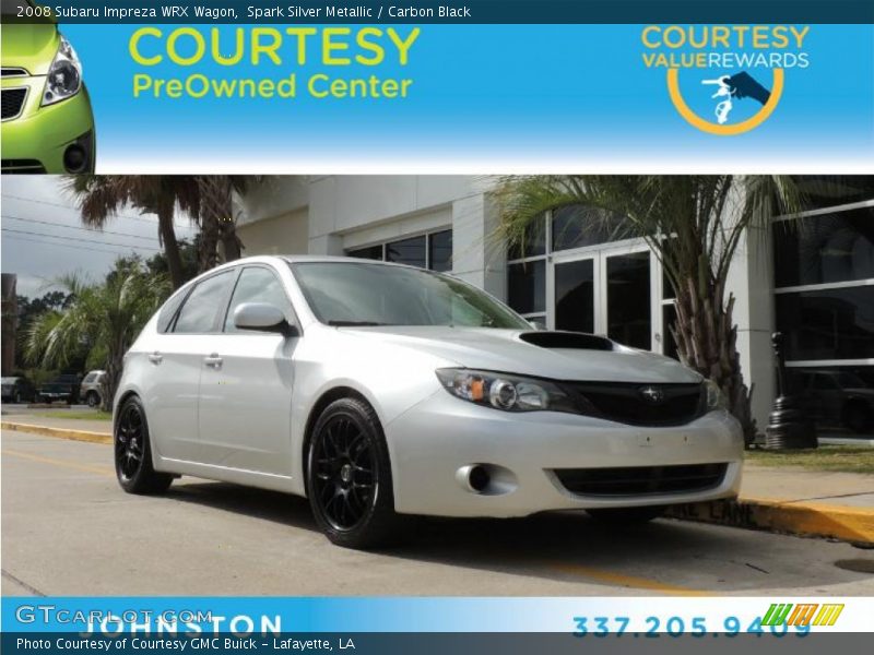 Spark Silver Metallic / Carbon Black 2008 Subaru Impreza WRX Wagon