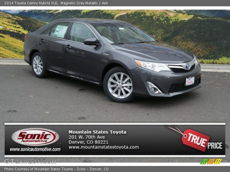 Magnetic Gray Metallic / Ash 2014 Toyota Camry Hybrid XLE
