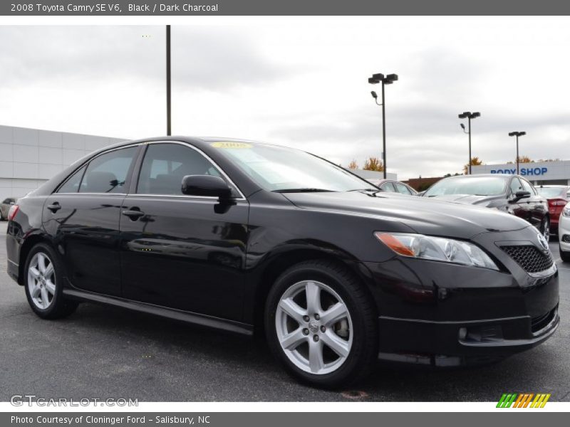 Black / Dark Charcoal 2008 Toyota Camry SE V6
