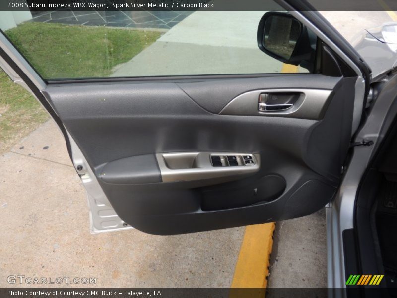 Spark Silver Metallic / Carbon Black 2008 Subaru Impreza WRX Wagon