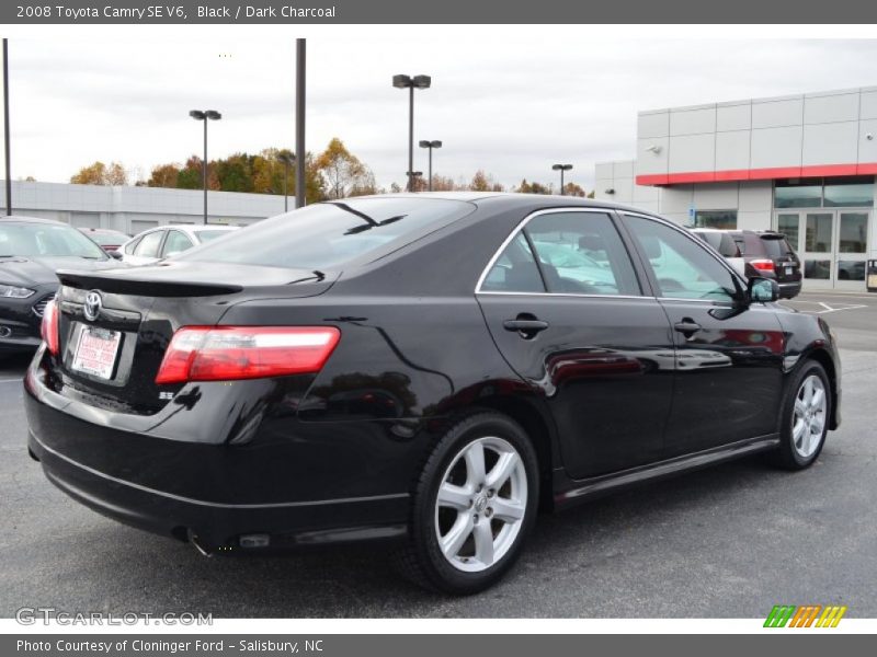 Black / Dark Charcoal 2008 Toyota Camry SE V6