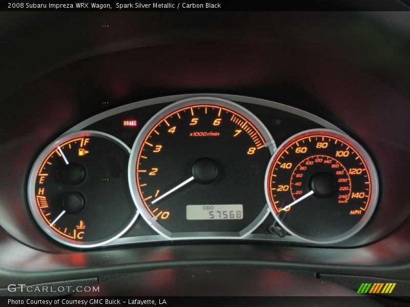 Spark Silver Metallic / Carbon Black 2008 Subaru Impreza WRX Wagon