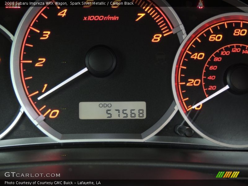 Spark Silver Metallic / Carbon Black 2008 Subaru Impreza WRX Wagon