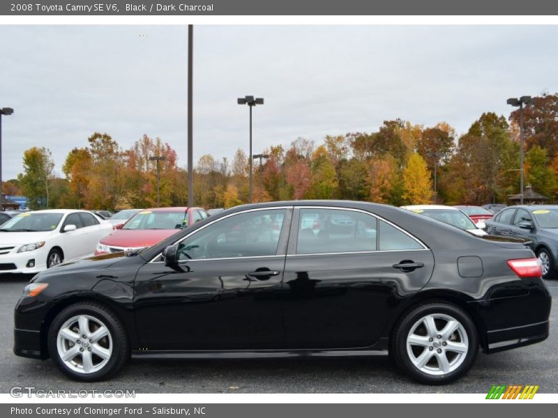 Black / Dark Charcoal 2008 Toyota Camry SE V6