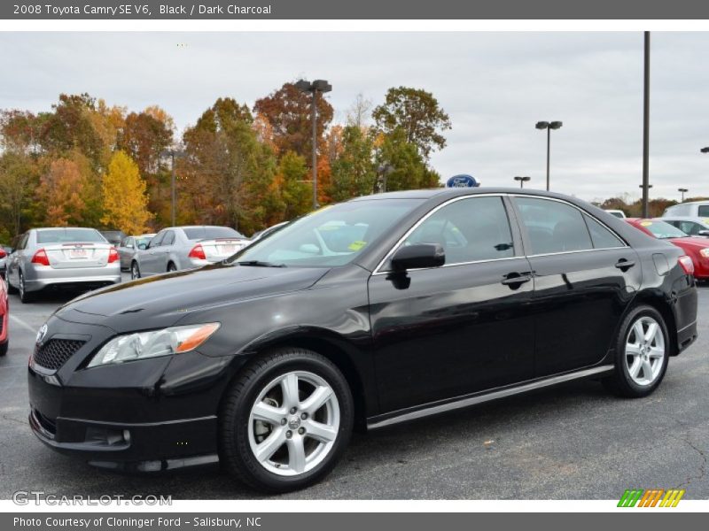 Black / Dark Charcoal 2008 Toyota Camry SE V6
