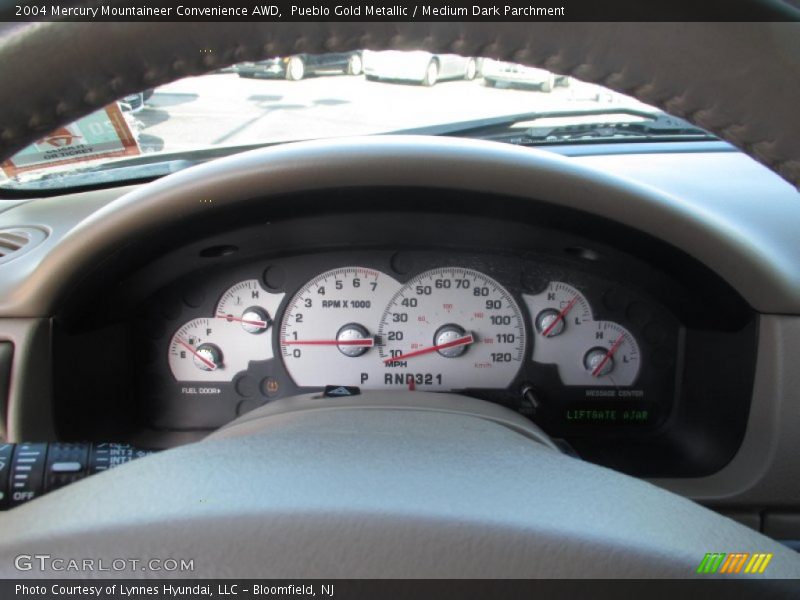Pueblo Gold Metallic / Medium Dark Parchment 2004 Mercury Mountaineer Convenience AWD