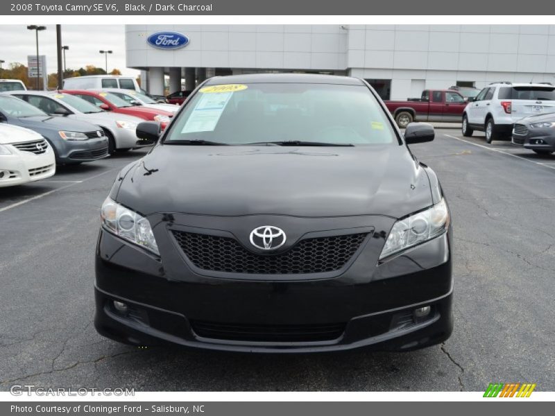 Black / Dark Charcoal 2008 Toyota Camry SE V6