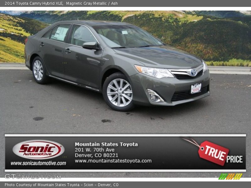 Magnetic Gray Metallic / Ash 2014 Toyota Camry Hybrid XLE