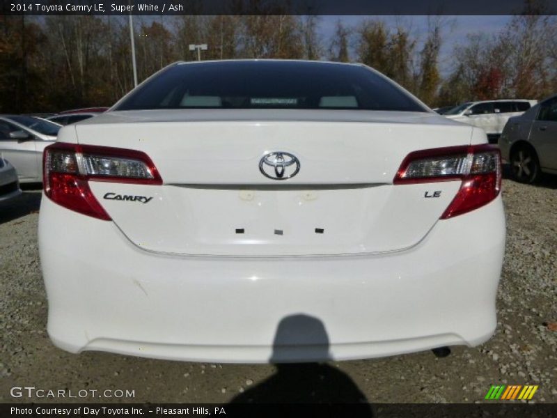 Super White / Ash 2014 Toyota Camry LE