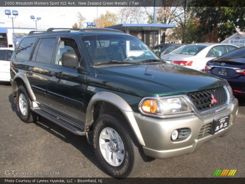 New Zealand Green Metallic / Tan 2000 Mitsubishi Montero Sport XLS 4x4