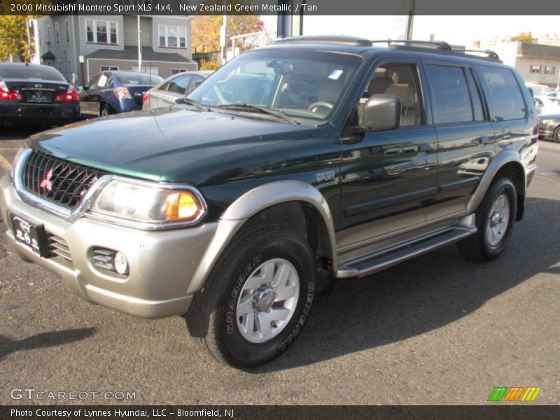 New Zealand Green Metallic / Tan 2000 Mitsubishi Montero Sport XLS 4x4
