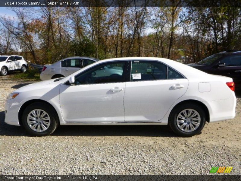 Super White / Ash 2014 Toyota Camry LE
