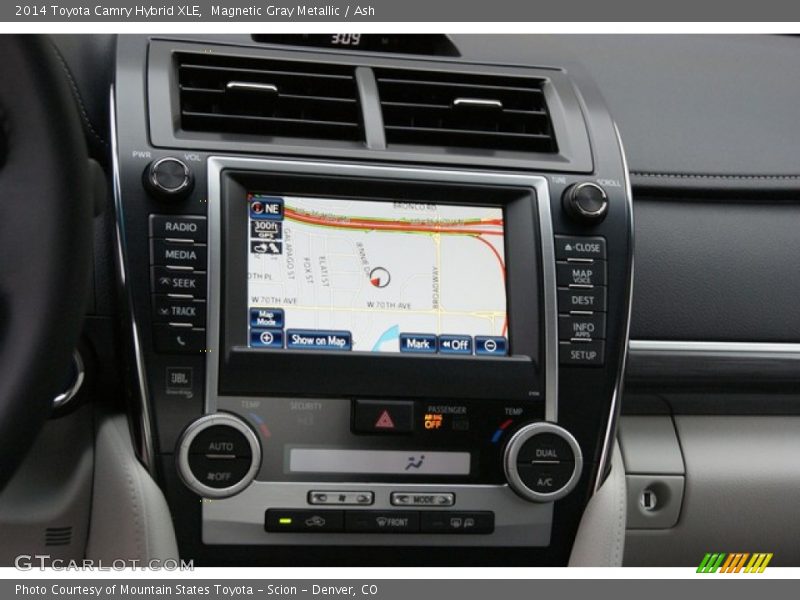 Magnetic Gray Metallic / Ash 2014 Toyota Camry Hybrid XLE