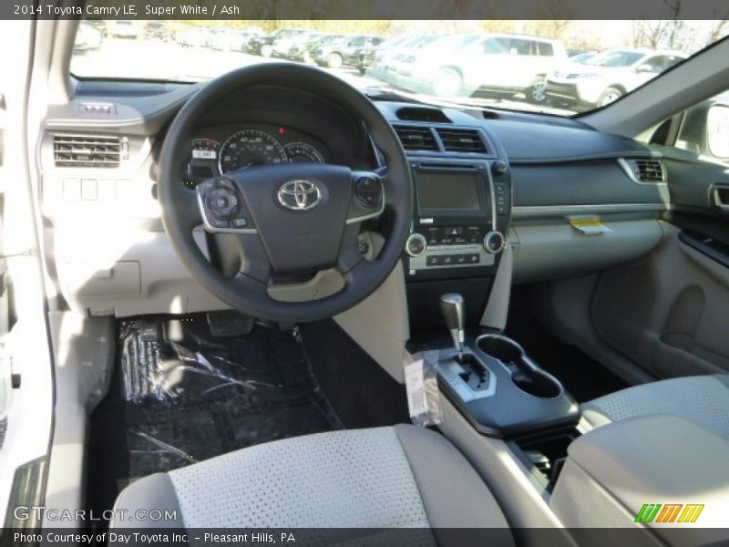 Super White / Ash 2014 Toyota Camry LE