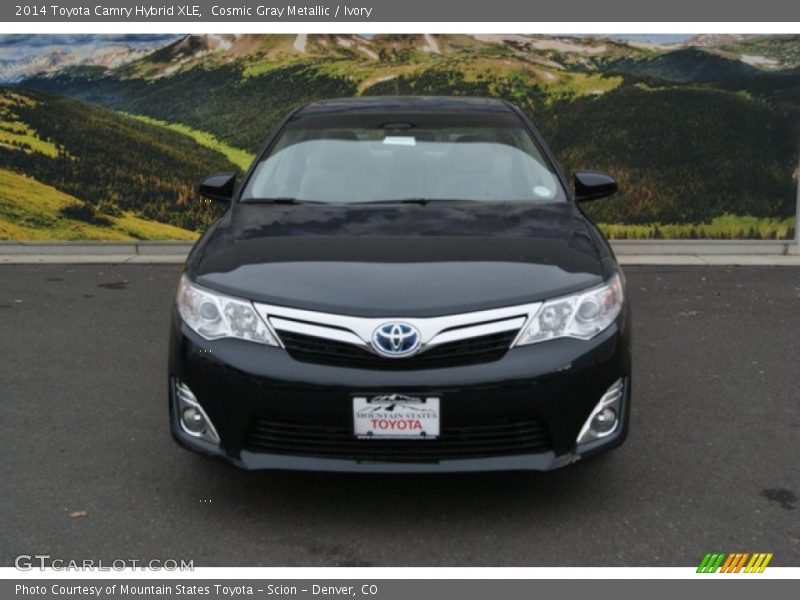 Cosmic Gray Metallic / Ivory 2014 Toyota Camry Hybrid XLE