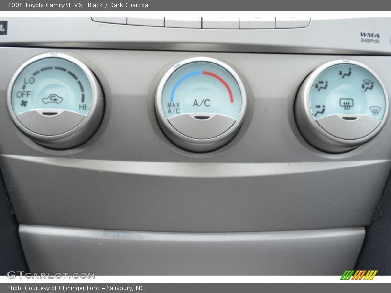 Black / Dark Charcoal 2008 Toyota Camry SE V6