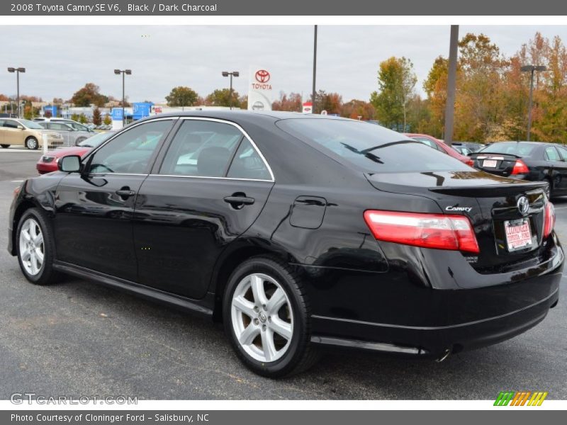 Black / Dark Charcoal 2008 Toyota Camry SE V6