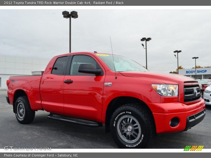 Radiant Red / Black 2012 Toyota Tundra TRD Rock Warrior Double Cab 4x4