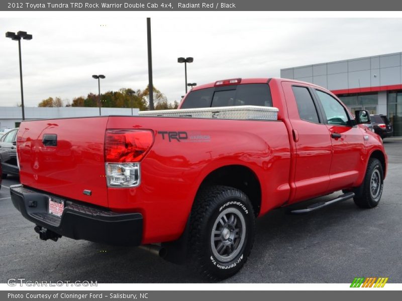 Radiant Red / Black 2012 Toyota Tundra TRD Rock Warrior Double Cab 4x4