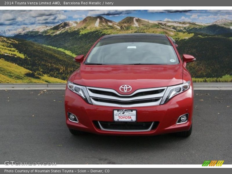 Barcelona Red Metallic / Ivory 2014 Toyota Venza Limited AWD