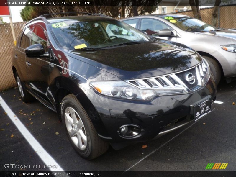 Super Black / Black 2009 Nissan Murano SL AWD