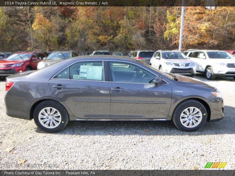 Magnetic Gray Metallic / Ash 2014 Toyota Camry Hybrid LE