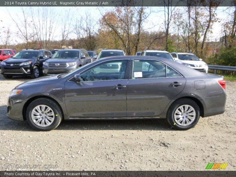 Magnetic Gray Metallic / Ash 2014 Toyota Camry Hybrid LE