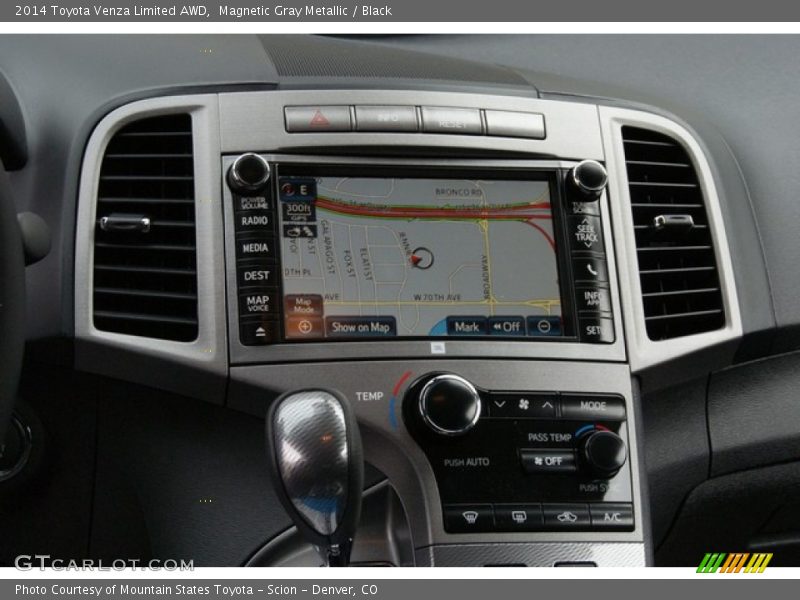 Controls of 2014 Venza Limited AWD