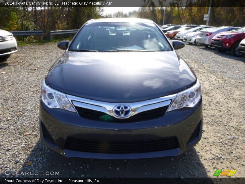 Magnetic Gray Metallic / Ash 2014 Toyota Camry Hybrid LE